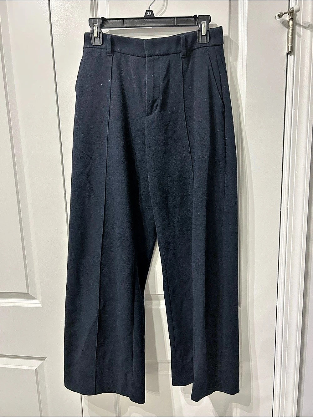 Uniqlo Wide Leg Pants in Blue